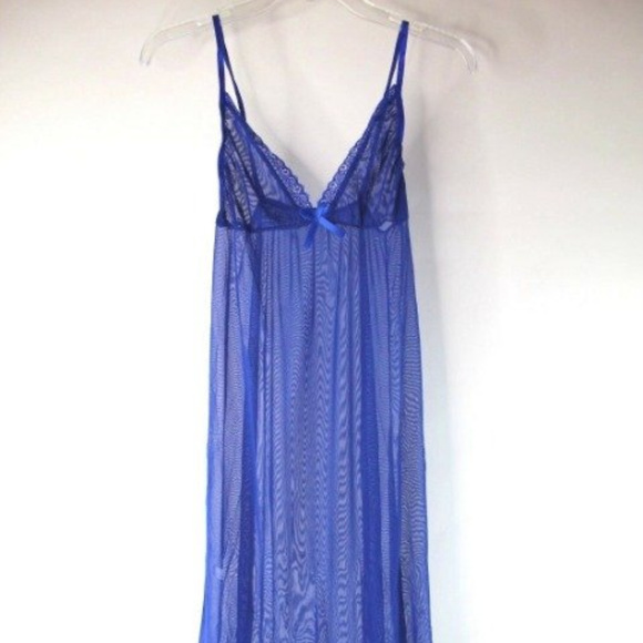 Intimates & Sleepwear Women Sexy Long Lace Sheer See Through Nightie